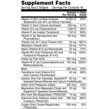 NOW Foods - Adam Multiple Vitamin Softgels 90 caps Now foods